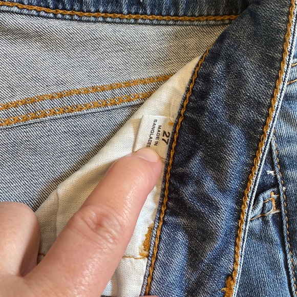 Vans Medium Wash Distressed Skinny Jeans - Picture 8 of 11